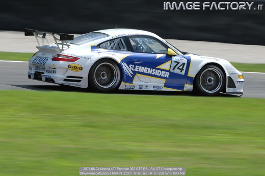 2007-06-24 Monza 497 Porsche 997 GT3 RS - FIA GT Championship